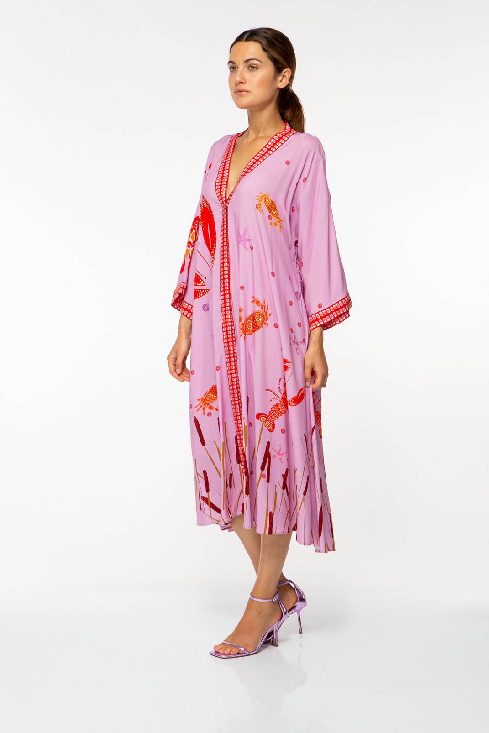 IVI GmbH LOBSTER Kaftankleid pink Schlussverkauf
