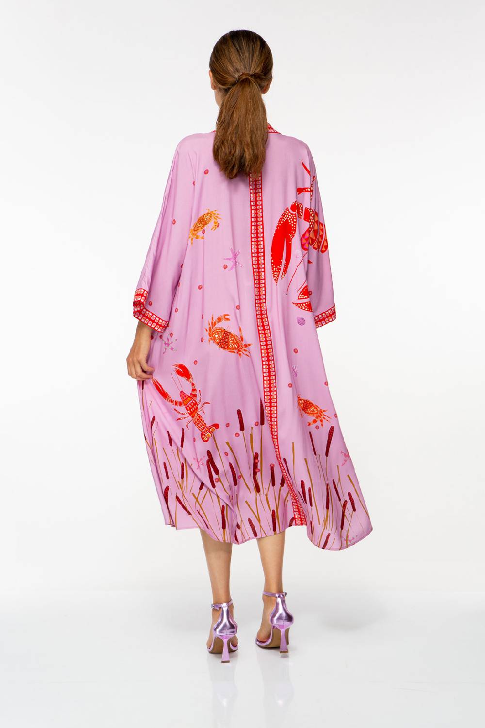 IVI GmbH LOBSTER Kaftankleid pink Schlussverkauf