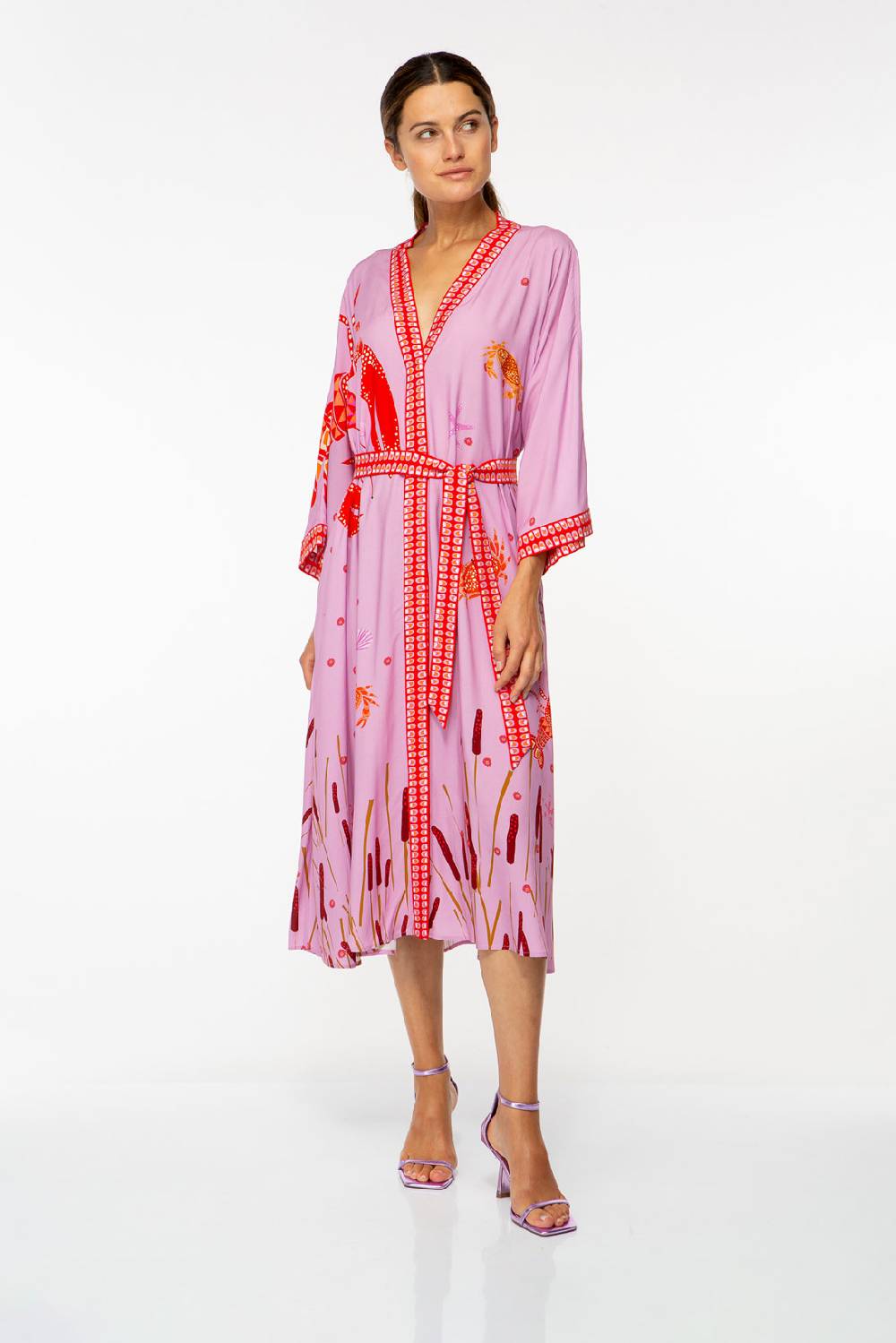 IVI GmbH LOBSTER Kaftankleid pink Schlussverkauf