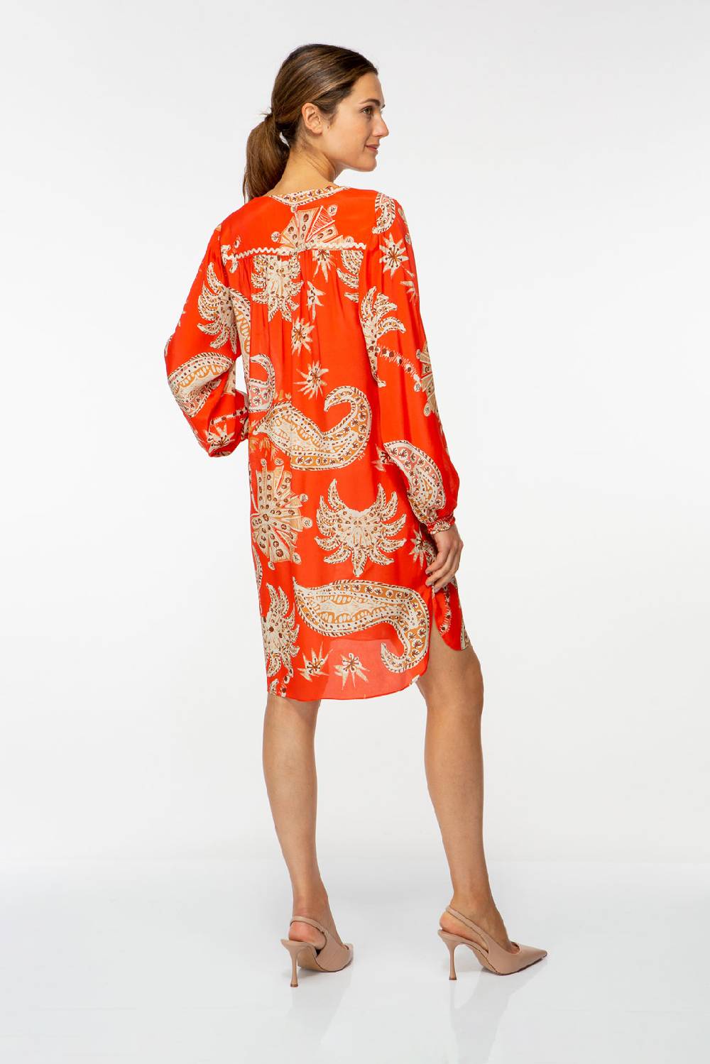IVI GmbH PALM VIBES Minikleid rot Fabrikverkauf