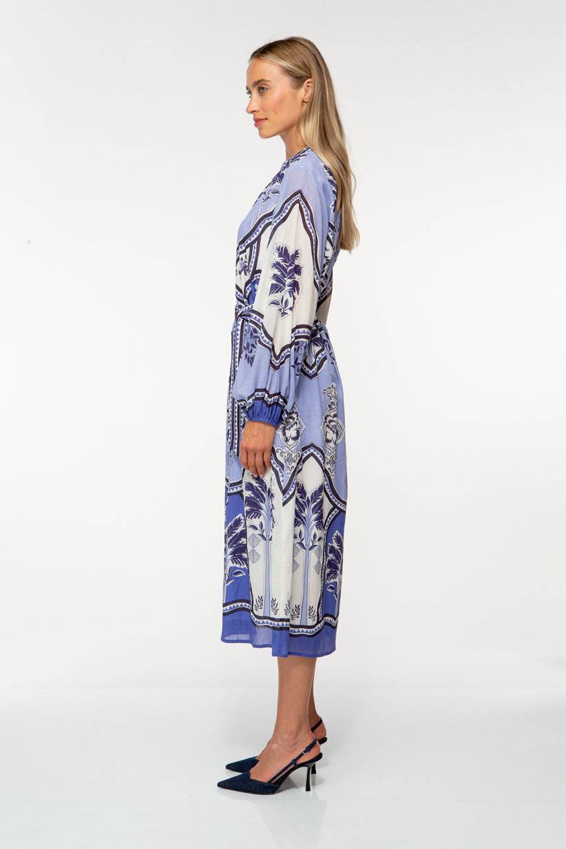 IVI GmbH ORIENTAL GARDENS Baumwollkleid sky Meist gekauft