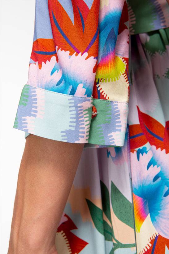 IVI GmbH PIXEL PAISLEY Kaftankleid lavendel Online