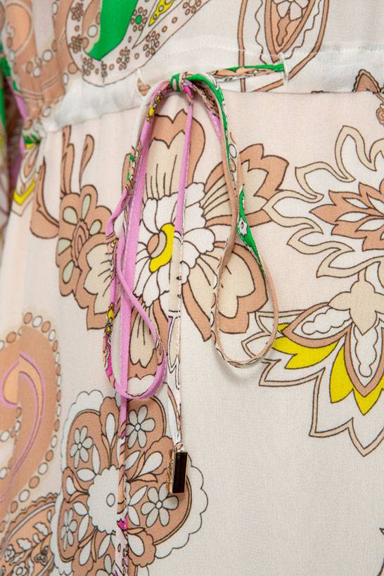 IVI GmbH PAISLEY Chiffon Kleid multicolor Outlet