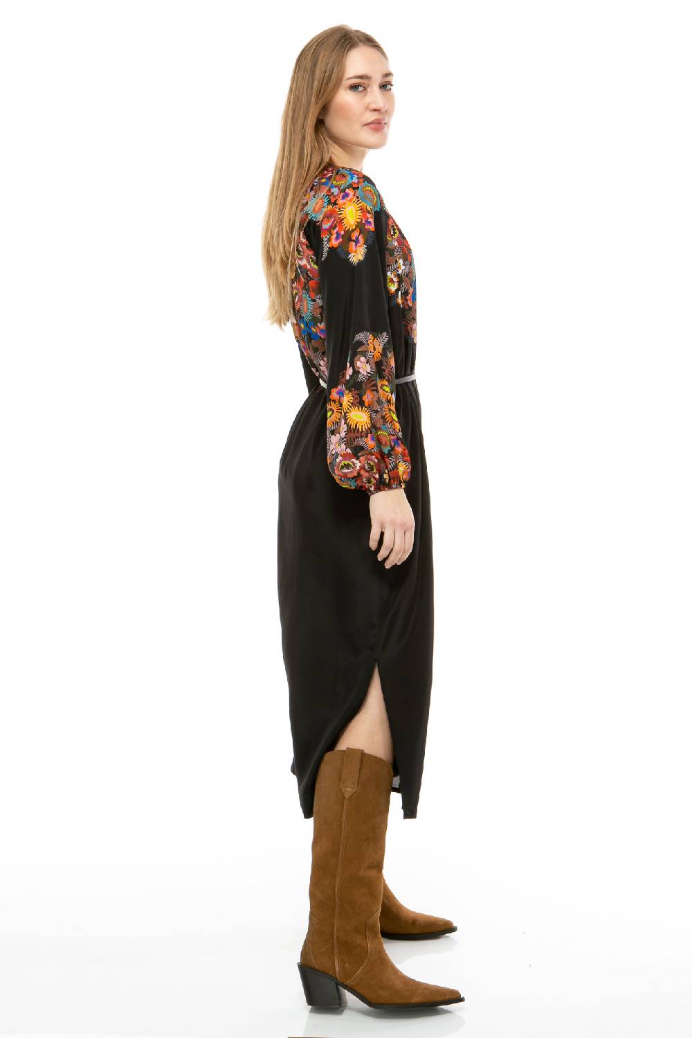 IVI GmbH FLOWER BALL Kleid schwarz Outlet