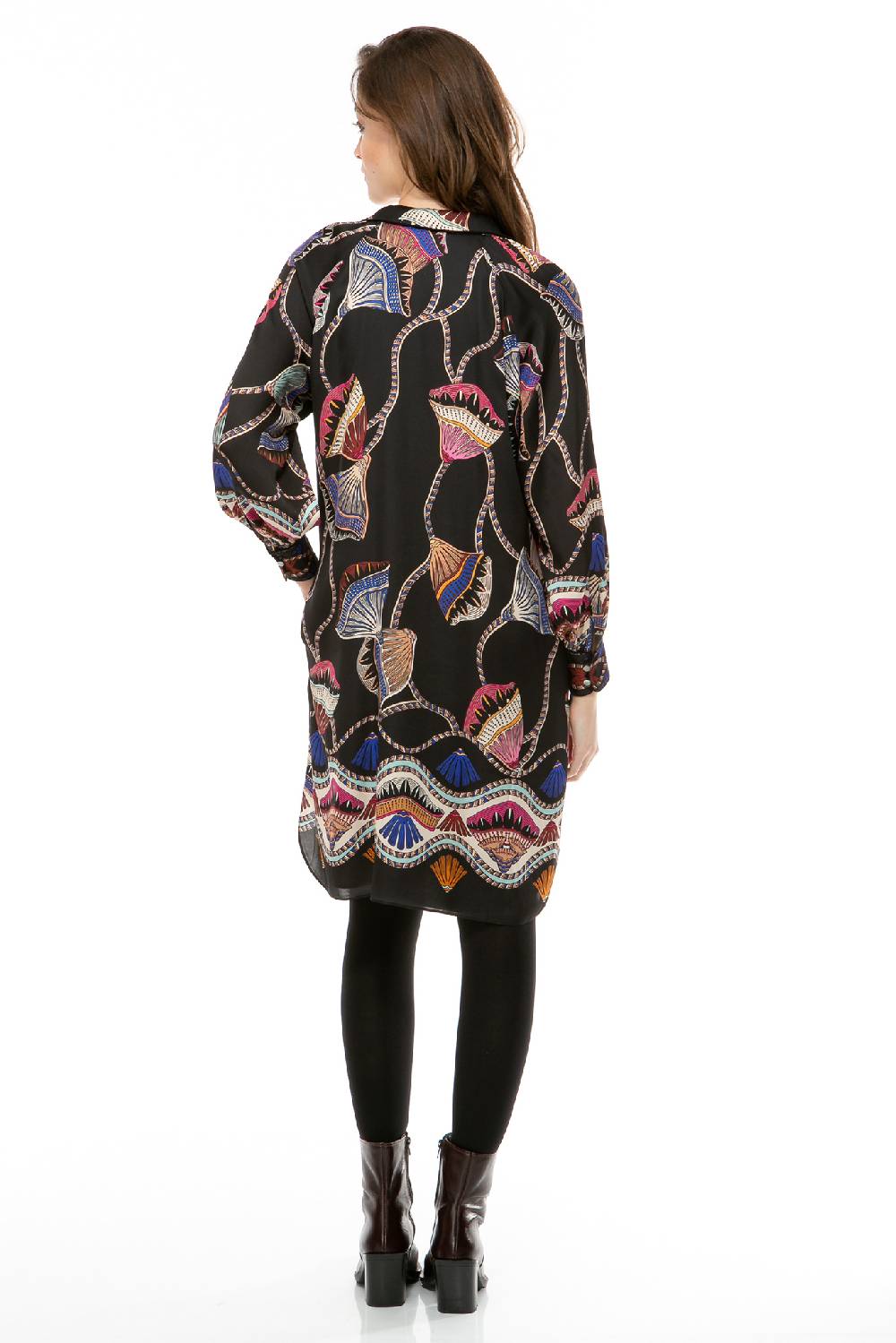 IVI GmbH LOTUS BLOSSOM Seidenkleid schwarz Verkauf