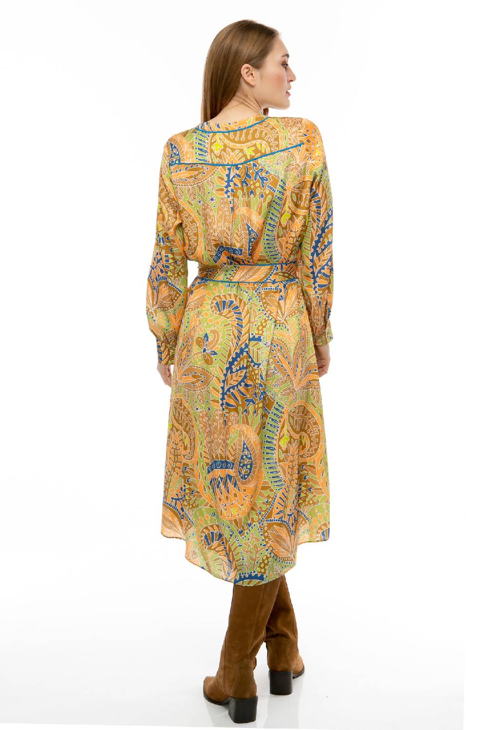 IVI GmbH PAISLEY ALLOVER Seidenkleid multicolor Günstiger Verkauf