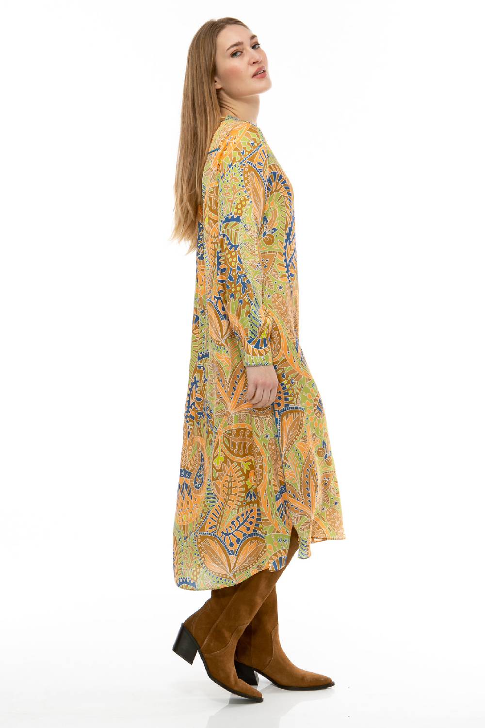 IVI GmbH PAISLEY ALLOVER Seidenkleid multicolor Günstiger Verkauf