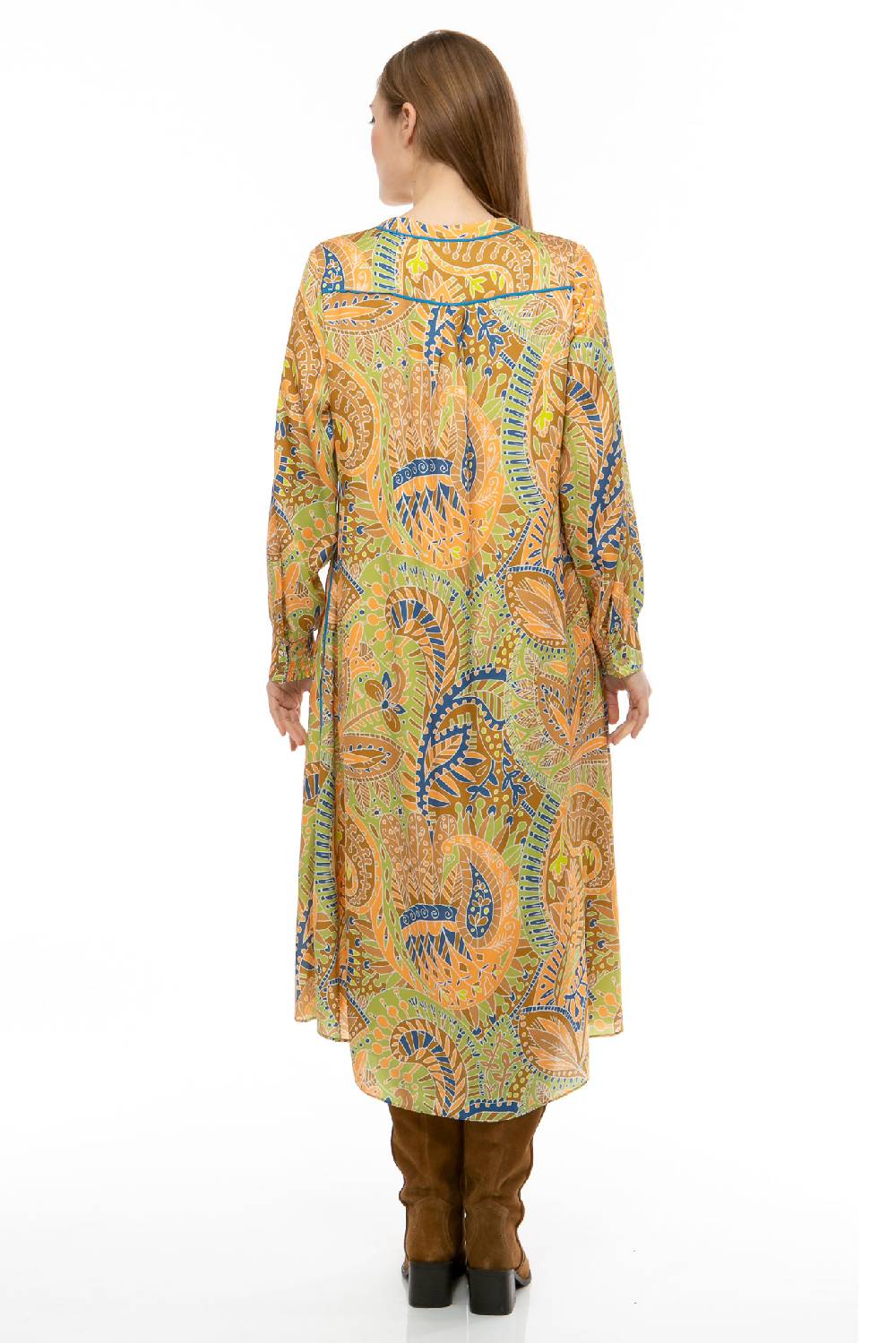 IVI GmbH PAISLEY ALLOVER Seidenkleid multicolor Günstiger Verkauf