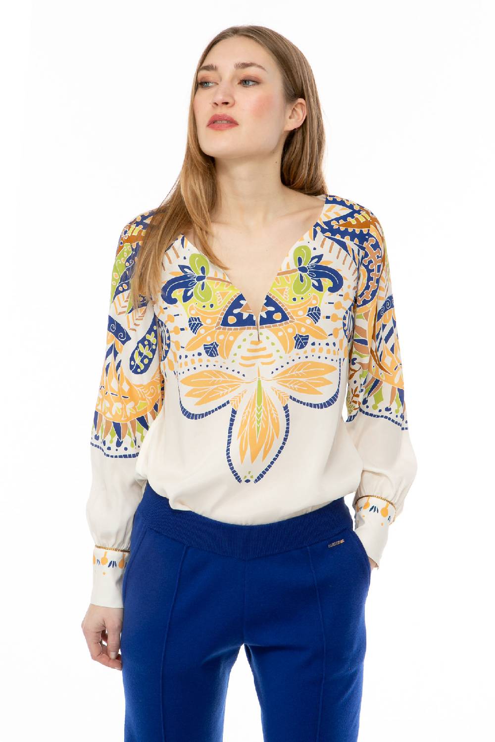 IVI GmbH PAISLEY Bluse weiß Verkauf