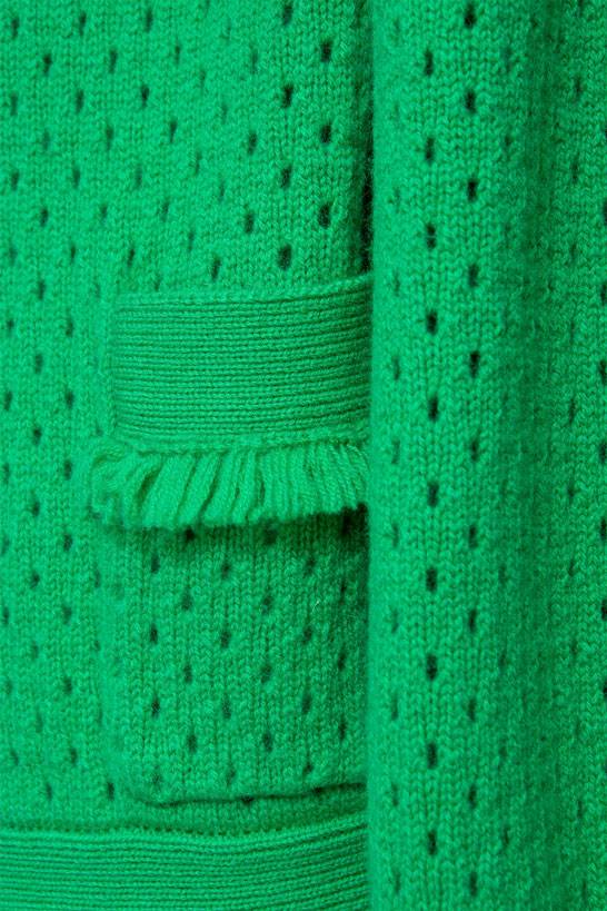 IVI GmbH SOLID KNIT Boxy Cardigan smaragd Hotsell