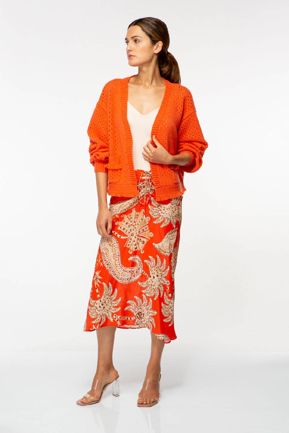 IVI GmbH SOLID KNIT Boxy Cardigan grenadine Schlussverkauf