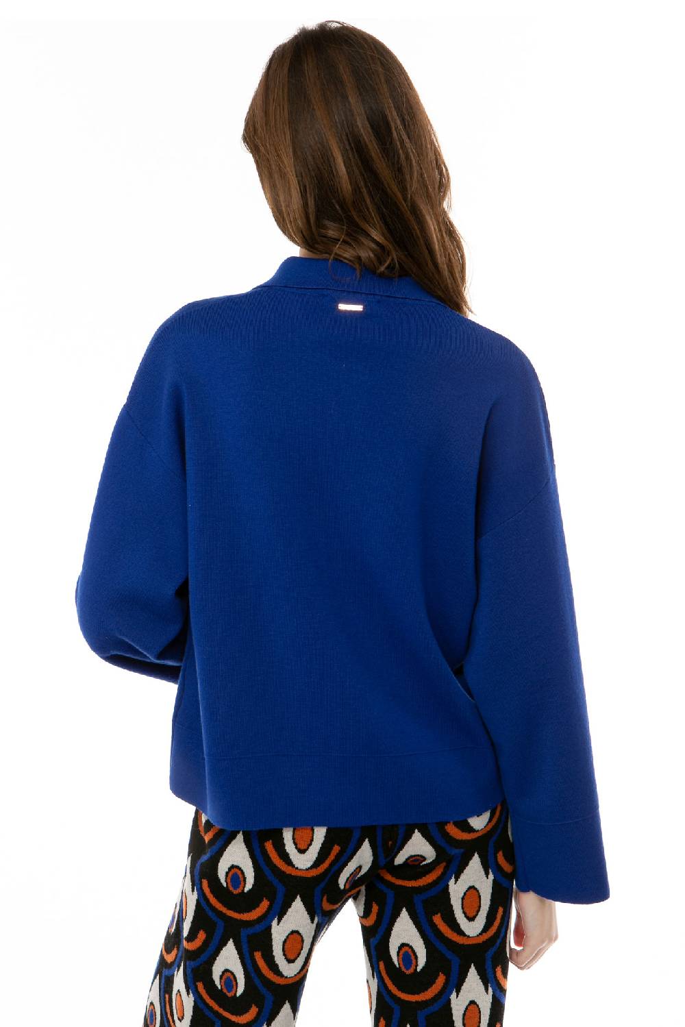 IVI GmbH SOLID KNIT Boxy Jacke royal blau Blitzverkäufe