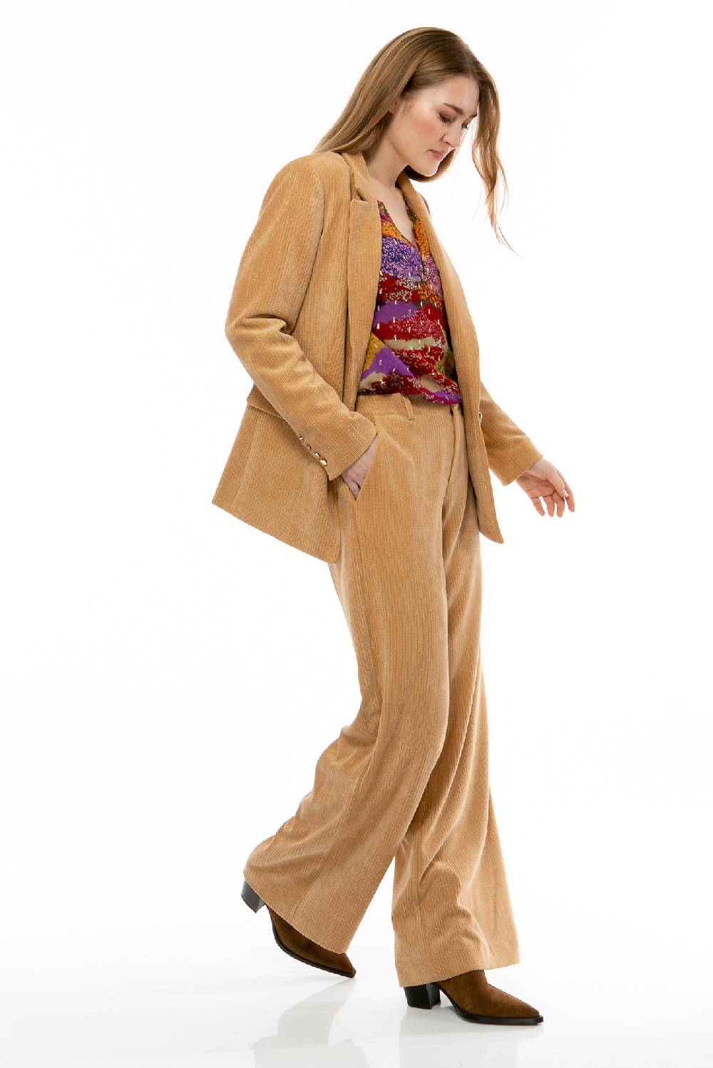 IVI GmbH CORDUROY Blazer camel Günstiger Verkauf