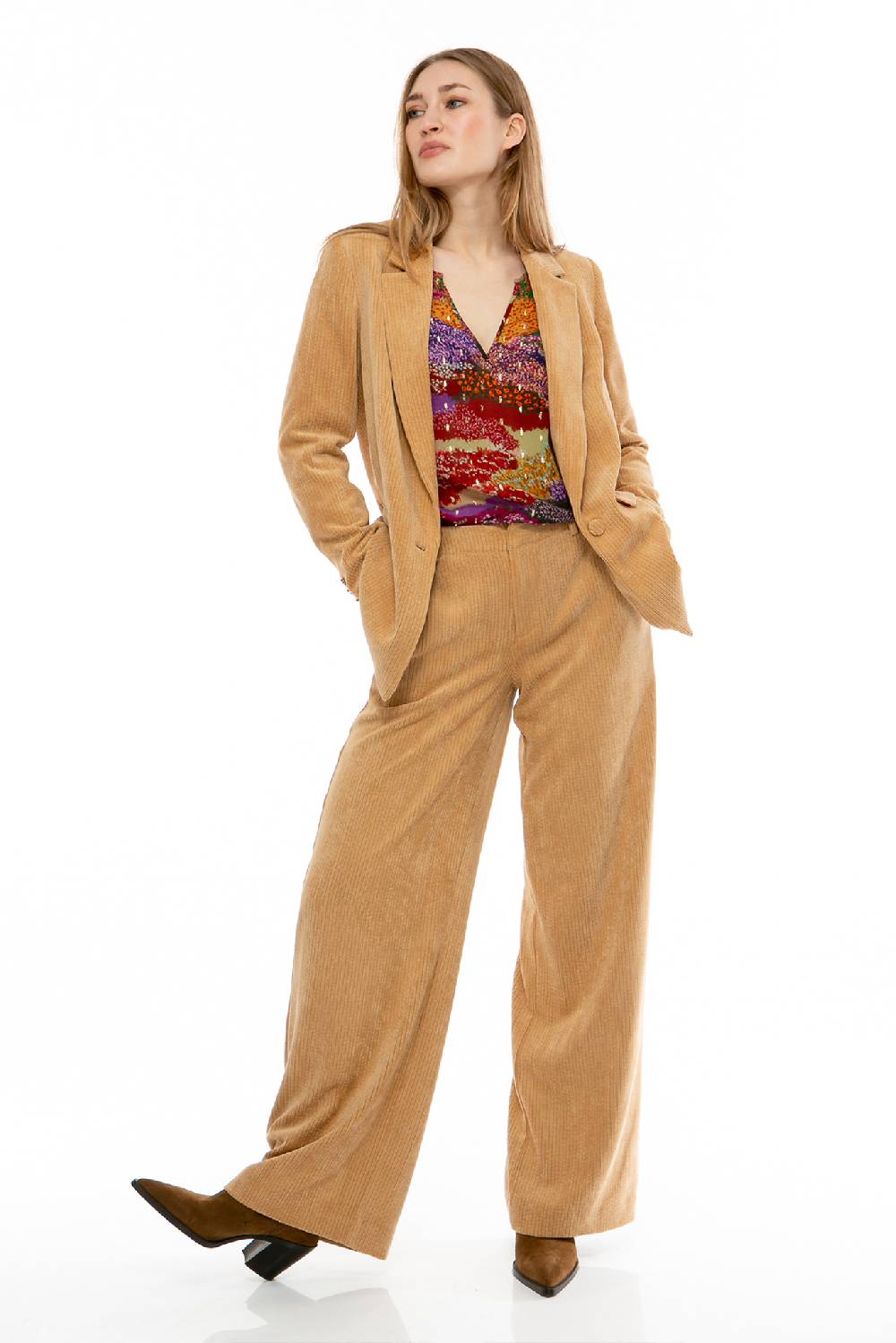 IVI GmbH CORDUROY Blazer camel Günstiger Verkauf