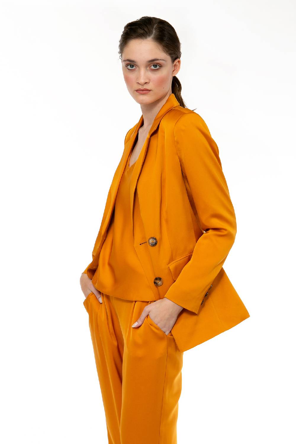 IVI GmbH SOLID SILK Blazer safran Outlet