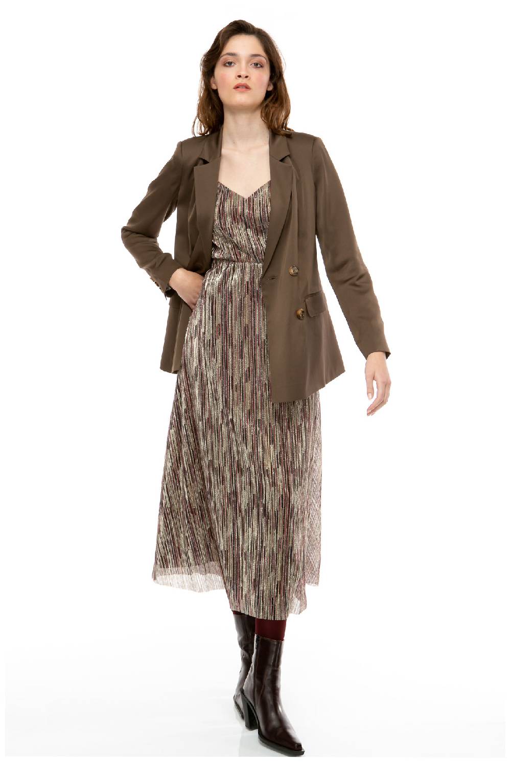IVI GmbH SOLID SILK Blazer olive Verkauf