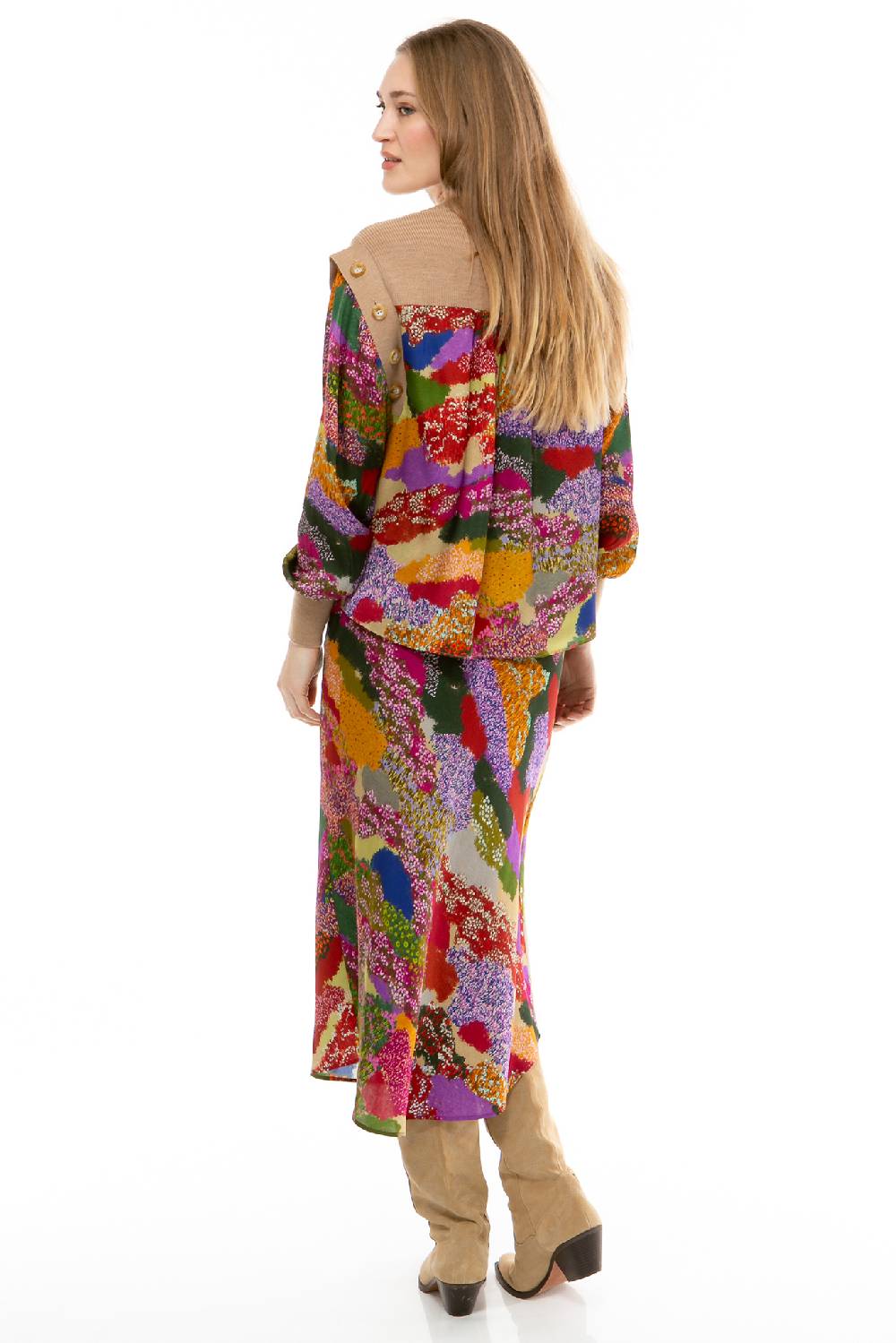 IVI GmbH FLOWER FIELDS Seidenrock multicolor Angebote