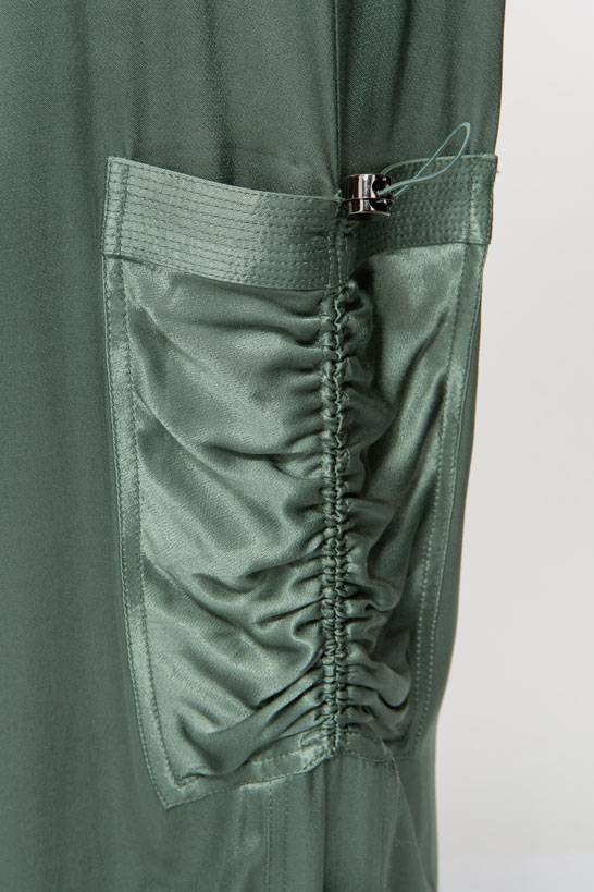 IVI GmbH SATEEN Hose mit Cargo Details thyme Verkauf