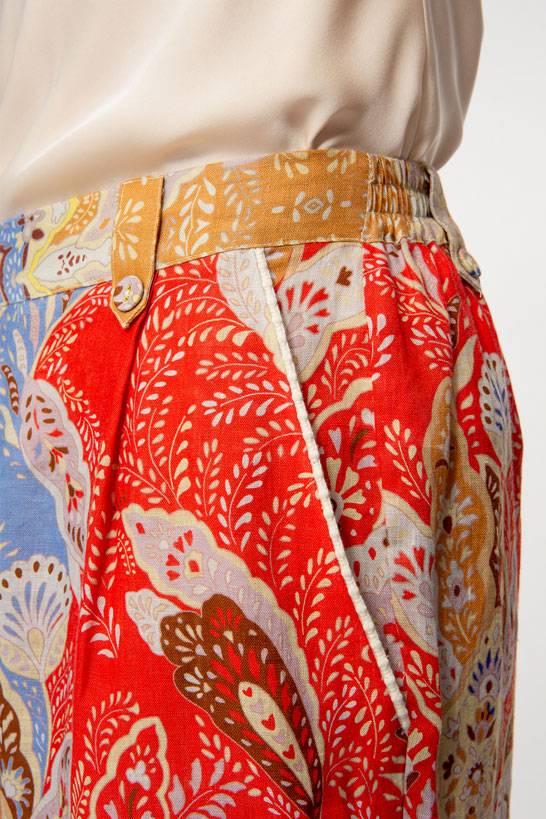IVI GmbH AMBER Leinenhose multicolor Schlussverkauf
