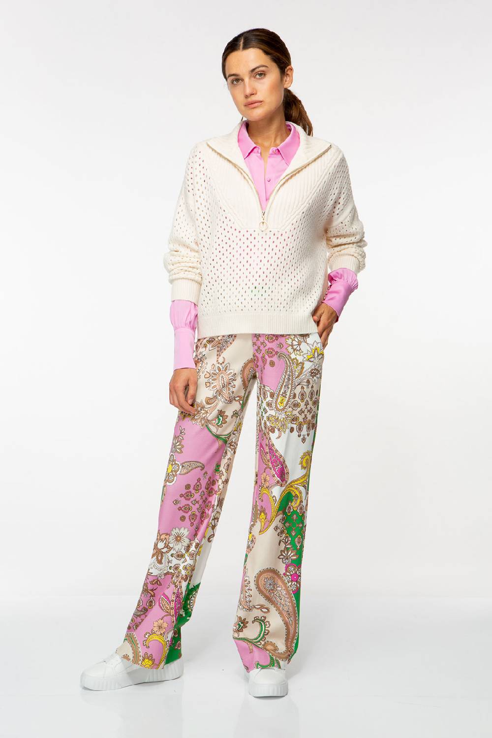 IVI GmbH PAISLEY Jersey Hose multicolor Verkauf