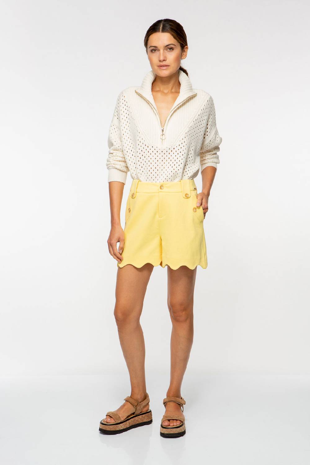IVI GmbH SOLID JERSEY Shorts pastel sun Online