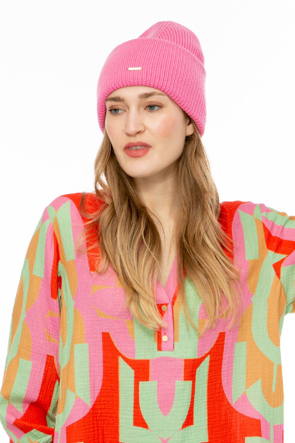 IVI GmbH SOLID KNIT Beanie pink Online