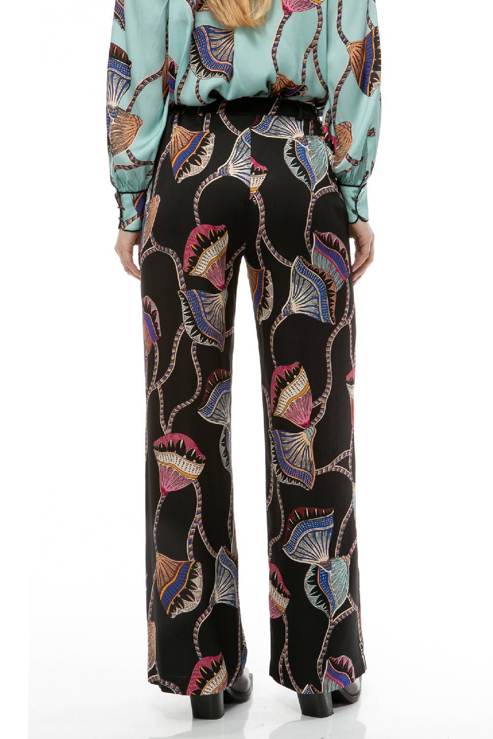 IVI GmbH LOTUS BLOSSOM Seidenhose schwarz Auslauf