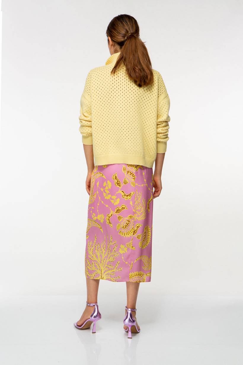 IVI GmbH SOLID KNIT Troyer Pullover pastel sun Schlussverkauf
