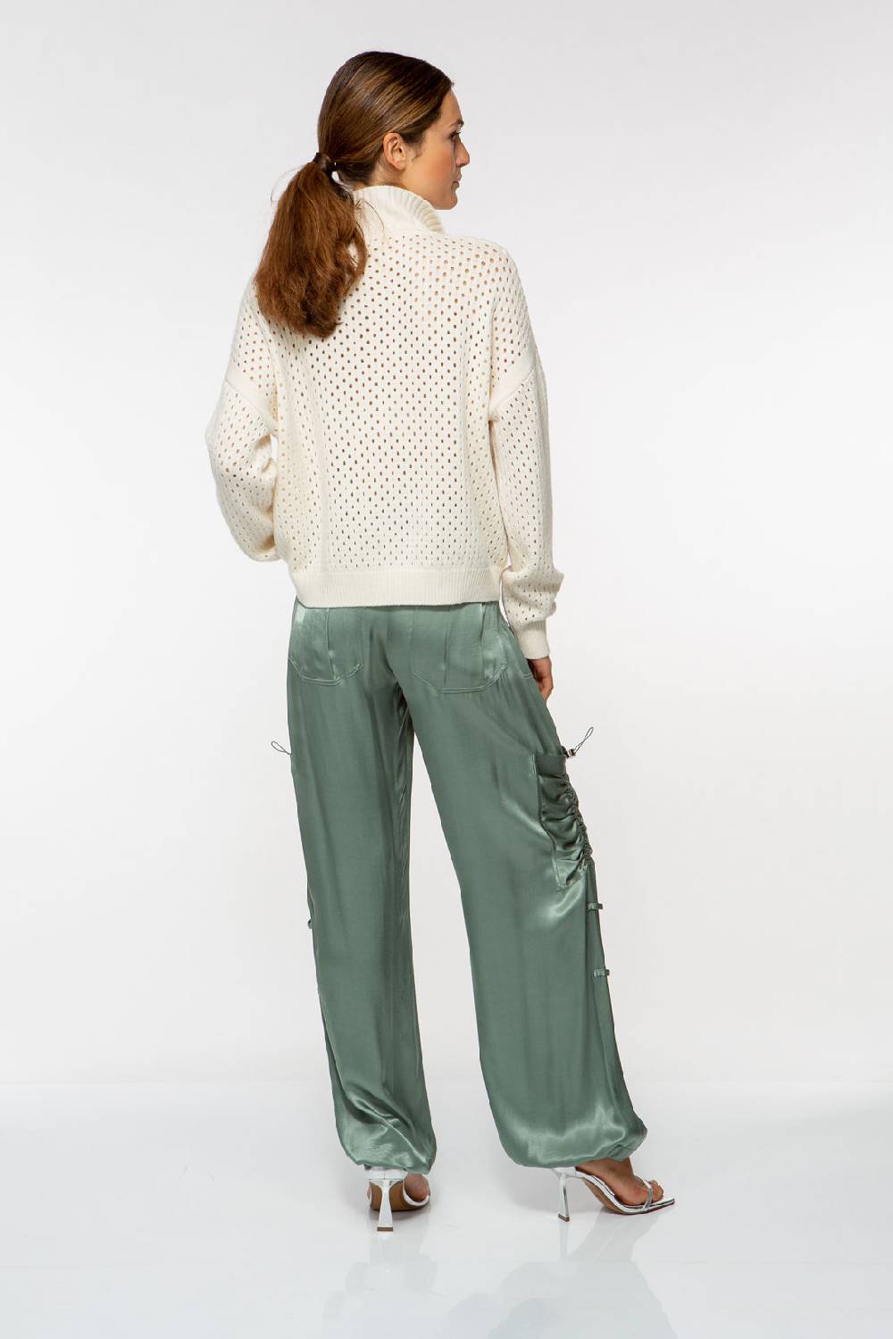 IVI GmbH SOLID KNIT Troyer Pullover weiß Fabrikverkauf