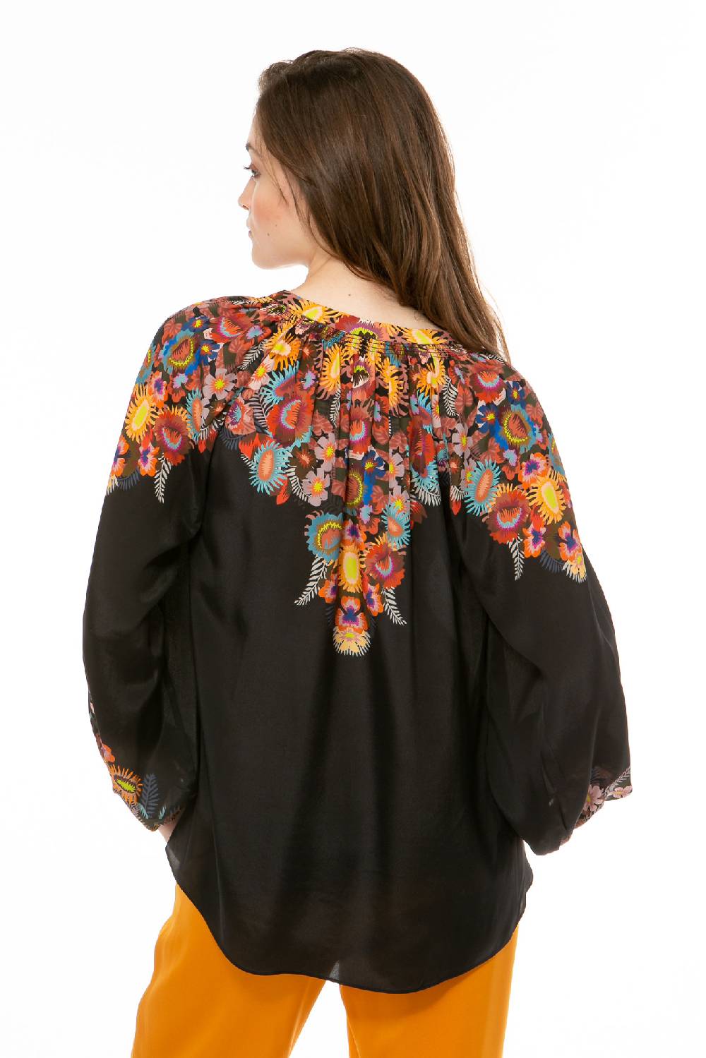 IVI GmbH FLOWER BALL Bluse schwarz Auslauf