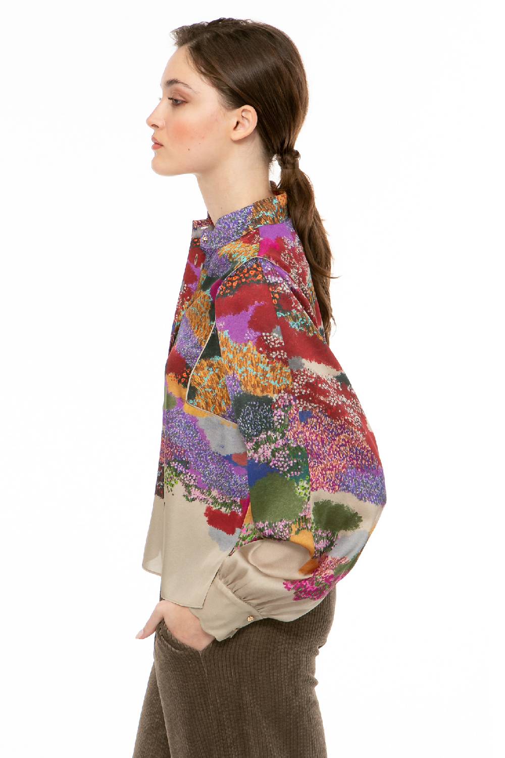 IVI GmbH FLOWER FIELDS Cropped Bluse multicolor 2025