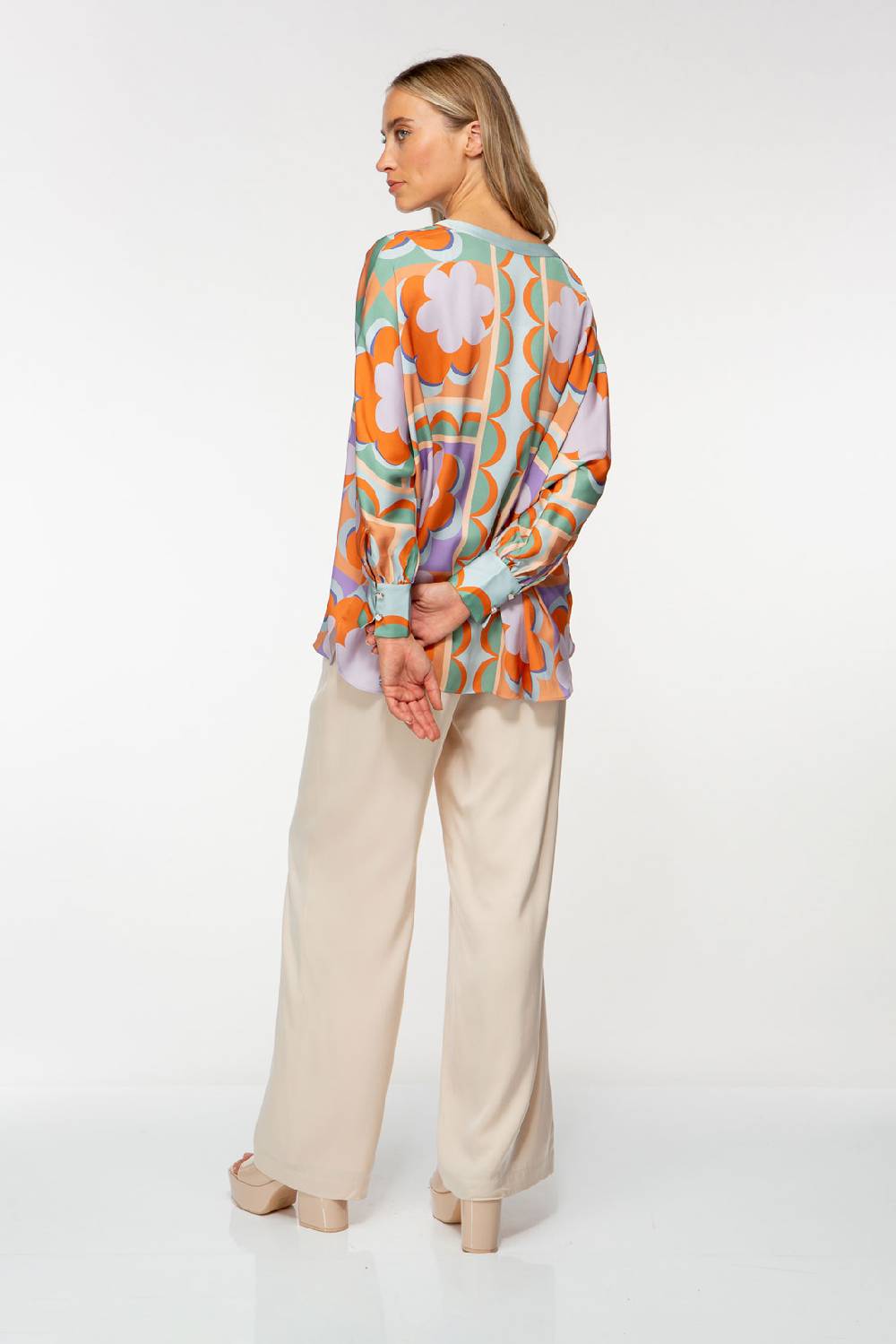 IVI GmbH CHECKED FLOWERS Tunika multicolor im Angebot