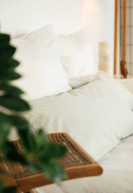 Melawear Perkal Bettwäsche Set MAJULI Stripes Fabrikverkauf