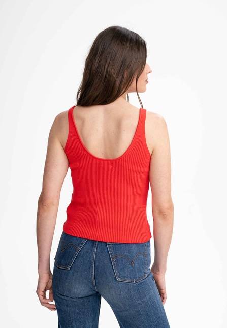 Melawear V-Neck Strick Top RHADA im Angebot
