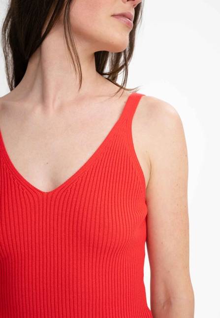 Melawear V-Neck Strick Top RHADA im Angebot