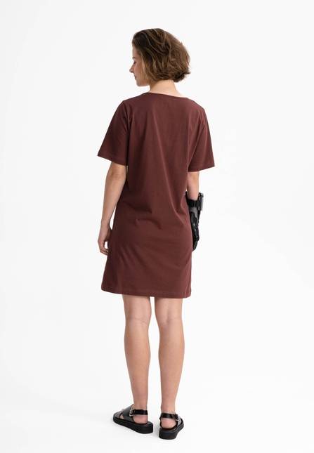 Melawear Damen V-Neck Kleid JANITRA Fabrikverkauf