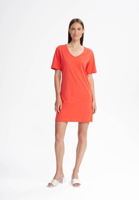 Melawear Damen V-Neck Kleid JANITRA