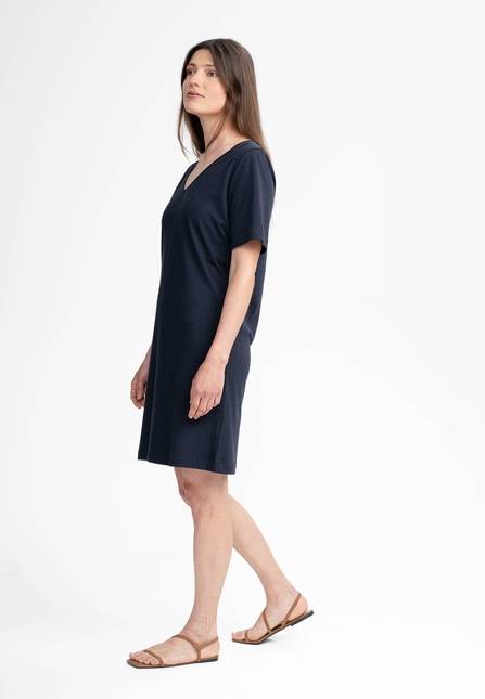 Melawear Damen V-Neck Kleid JANITRA Online