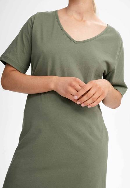 Melawear Damen V-Neck Kleid JANITRA Outlet