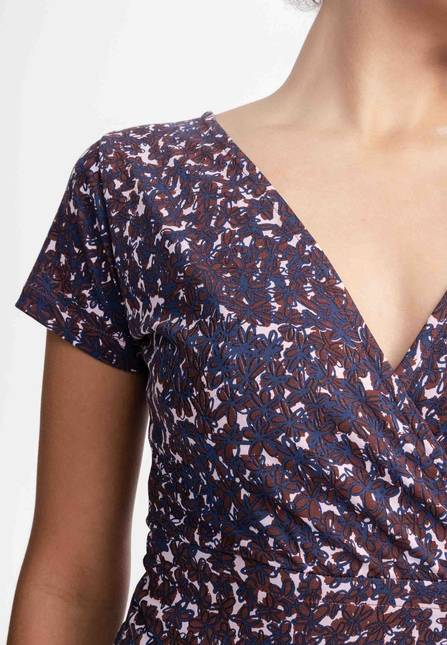 Melawear V-Neck Kleid lang SHREOSHI Günstiger Verkauf