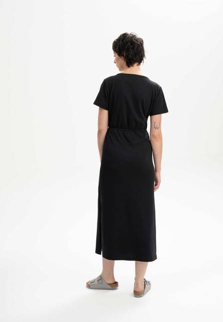 Melawear V-Neck Kleid lang SHREOSHI Meist gekauft