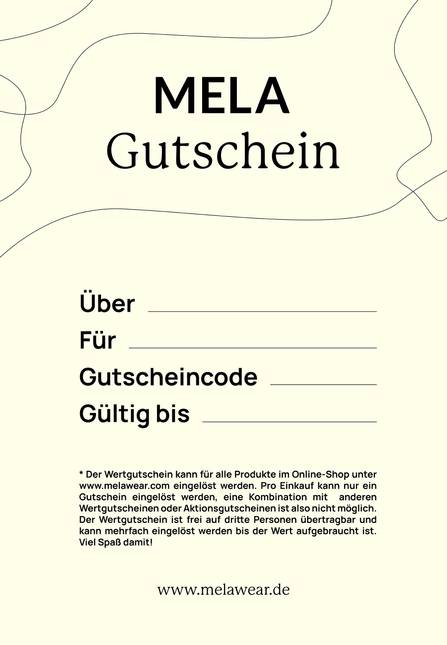 Melawear Gutschein über 150€ Outlet