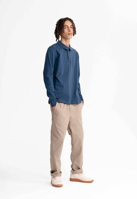 Melawear Herren Langarm Polo Shirt DIVIT Verkauf