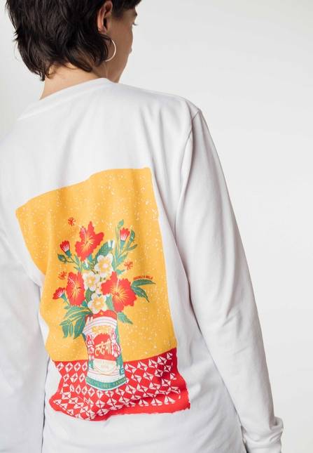 Melawear Oversized Langarmshirt Artist Edition Anjali Fabrikverkauf