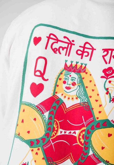 Melawear Oversized Langarmshirt Artist Edition Anjali Meist gekauft