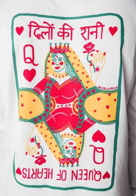 Melawear Oversized Langarmshirt Artist Edition Anjali Meist gekauft