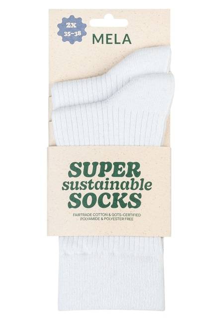 Melawear Gerippte Socken 2er Pack Angebote
