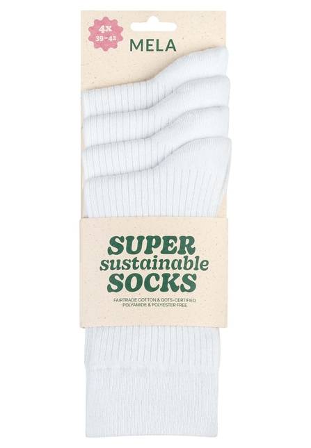Melawear Gerippte Socken 4er Pack Osterangebot
