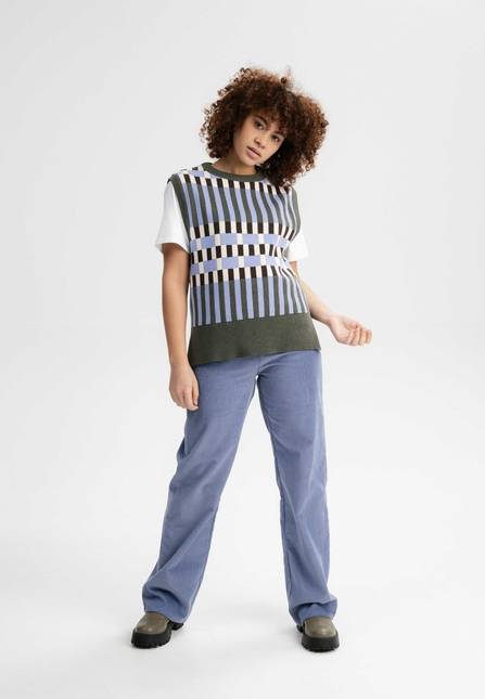Melawear Damen Jacquard Strick Pullunder JAMUNA Hotsell