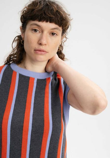 Melawear Damen Jacquard Strick Pullunder JAMUNA im Angebot